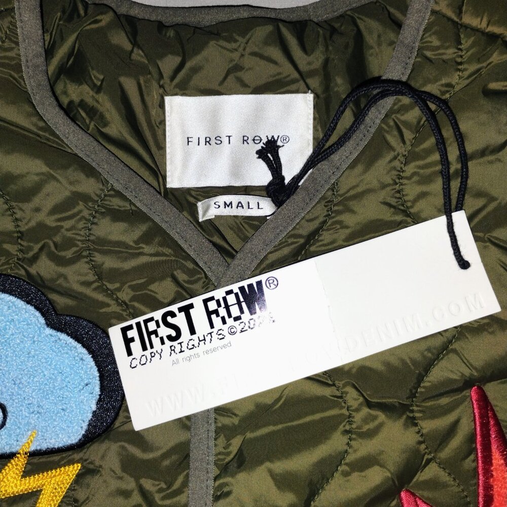 First Row Embroidered Quilted Jacket. - Picture 3 of 4